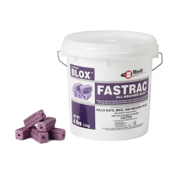 4 Ounce Pail Purple Rodent Box | FASTRAC4
