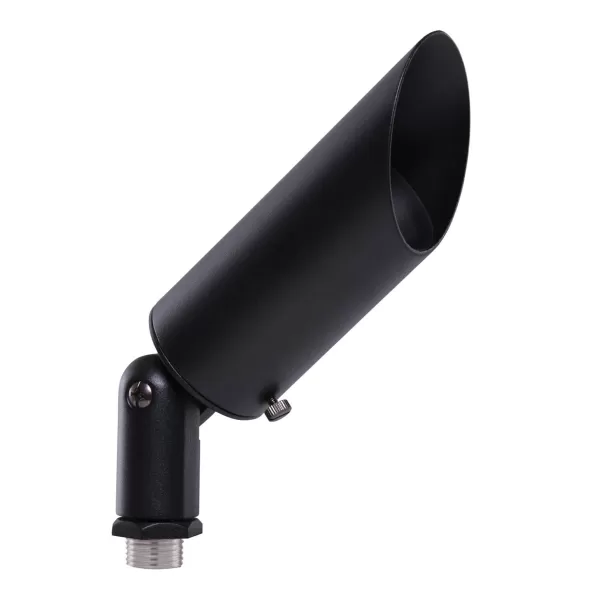 50 W MR-16 2700K/3000K LED Textured Black Cast Aluminum Straight Bullet Light | HAL995300