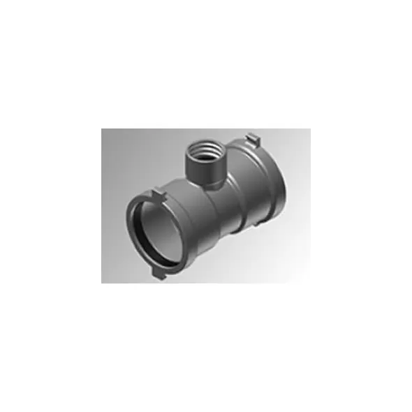 2" Gasketed x Gasketed x Female Swivel 7.8" L Ductile Iron Swivel Tee | HRC8015405