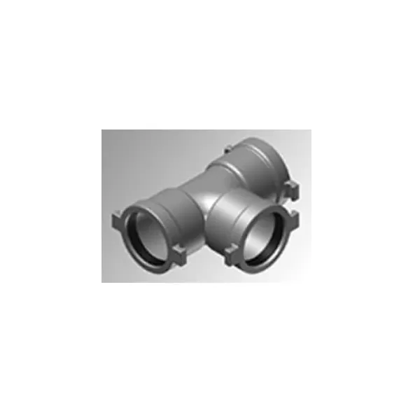 3" x 3" x 2" Gasketed Bell End Ductile Iron 1-Piece Tee | HRC8030301