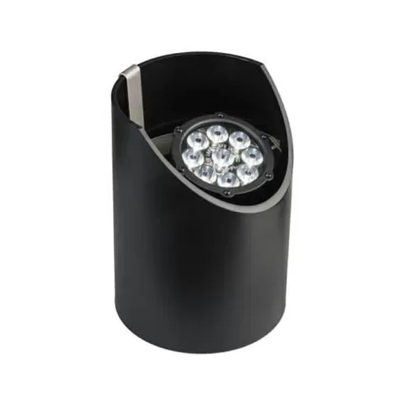 90 W Integrated LED Textured Black Aluminum In-Ground Landscape Light | KIC15729BKT