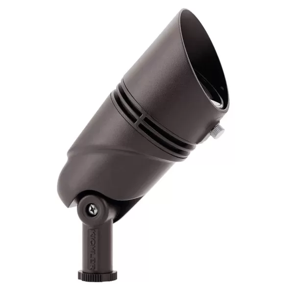 12 W 3000K Integrated LED Textured Architectural Bronze Aluminum Large Flood Light | KIC16109AZT30