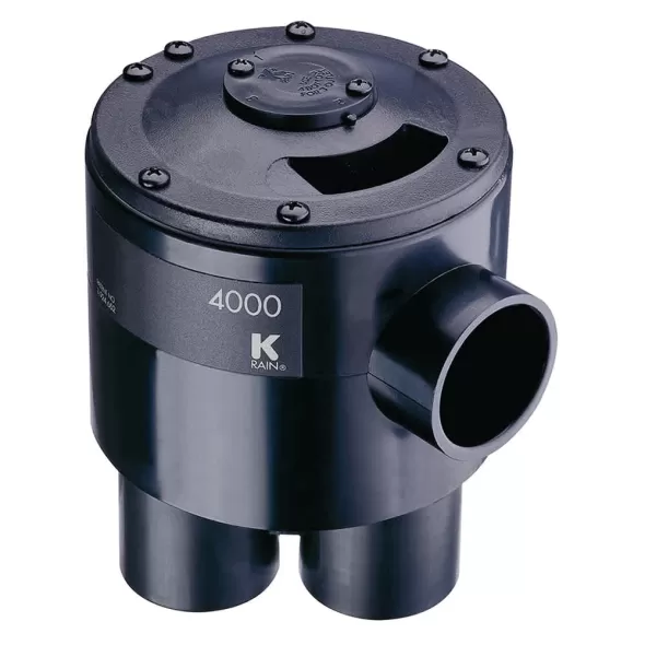 1-1/4" Slip ABS 25 - 75 psi 4000 Series 2-Zone 4-Outlet Indexing Valve | KRM4402