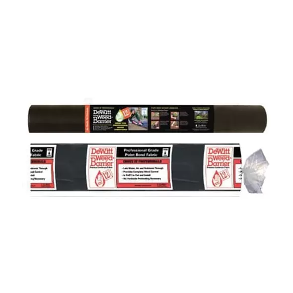 3' x 300' Polypropylene Black 3 oz Non-Woven Landscape Fabric | LAN12YR3X300
