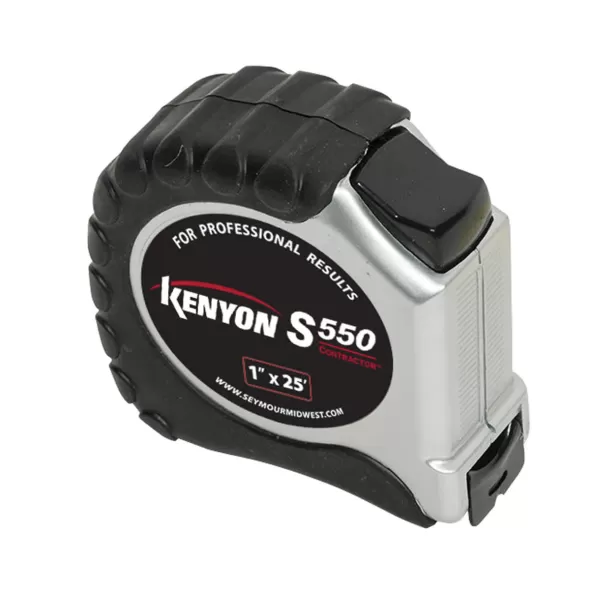 1" x 25' Push Button Lock Measuring Tape | STR41050