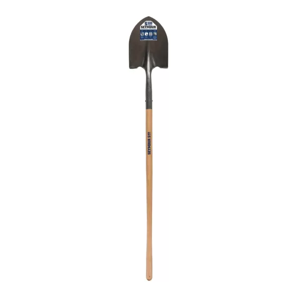 16 ga 48" Hardwood Handle Heavy-Duty Irrigation Shovel | STR49155