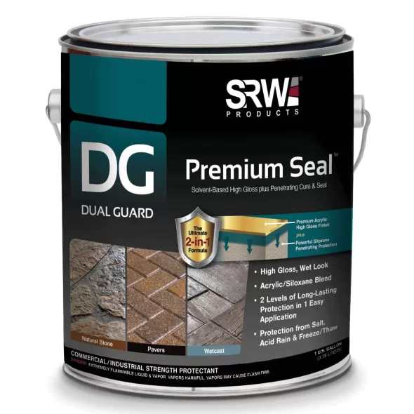 1 Gallon Hydrocarbon Clear Water White Dual Guard | SRWSSDGCTN