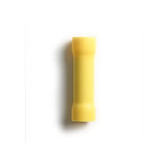12 to 10 ga Butt Splice Yellow Non-Insulator Connector | AEIB1210