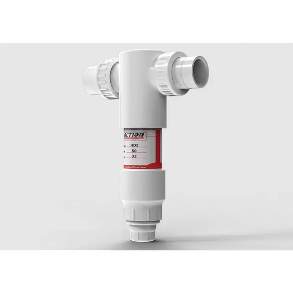 Action Machining Inline Filter, 32 Mesh HDI Series High Volume, 3" x 2-1/2" Spigot x Slip | AFIHDI10032