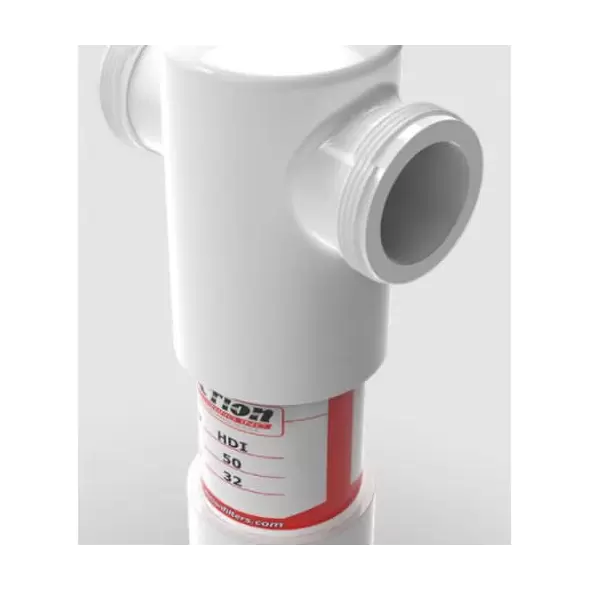 Action Machining Inline Filter, 32 Mesh HDI Series High Volume, 3" x 2-1/2" Spigot x Slip | AFIHDI10032