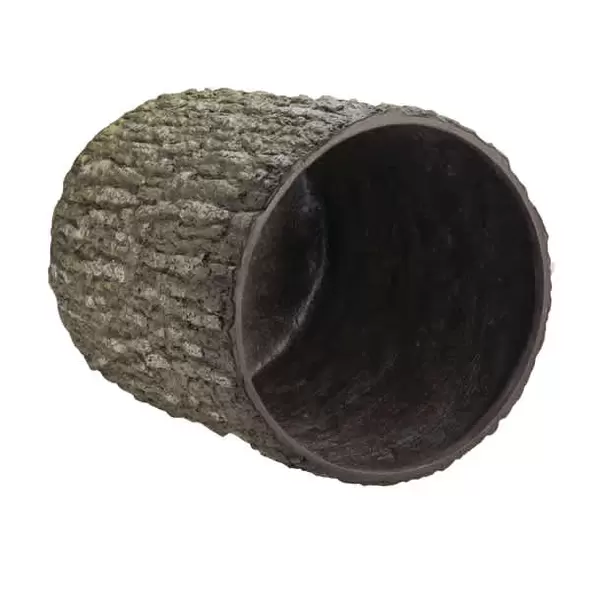 Poly Resin Faux Oak For Outdoor Electrical Outlets Stump Cover | AQS78259