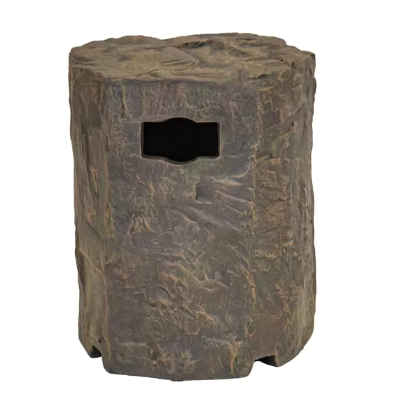 Glass Fiber Reinforced Concrete Faux Stone For 20 lb Propane Tanks Propane Tank Cover | AQS78336