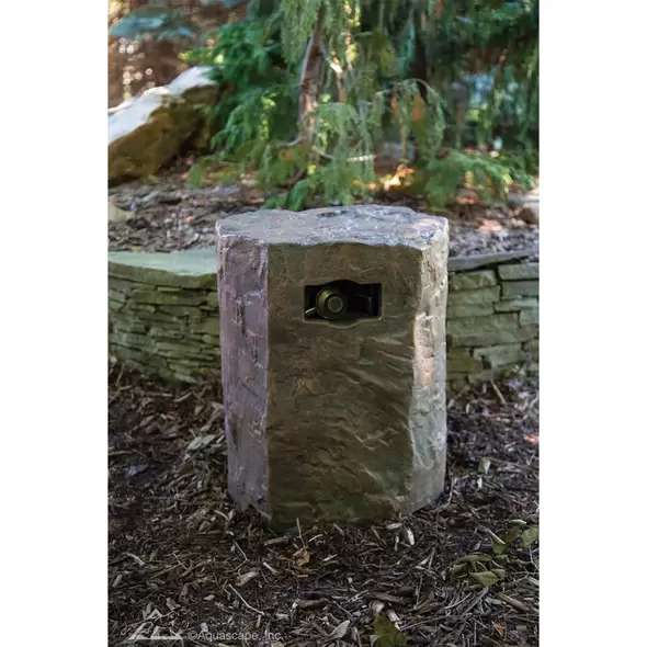 Glass Fiber Reinforced Concrete Faux Stone For 20 lb Propane Tanks Propane Tank Cover | AQS78336