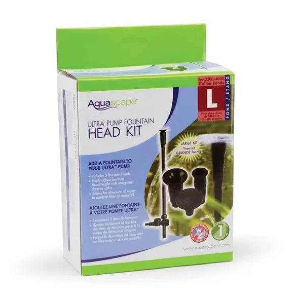 For 1500 and 2000 Aquascape Large Ultra Pumps Fountain Head Kit | AQS91046