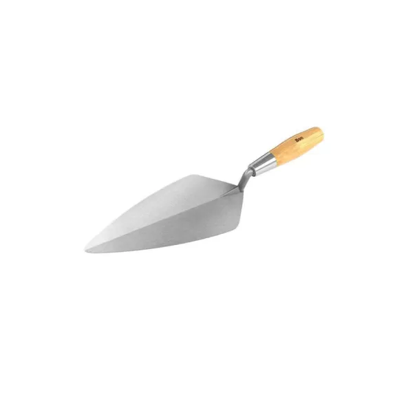 10" CarBON Steel Blade Wood Handle Brick Trowel | 72-232-B9