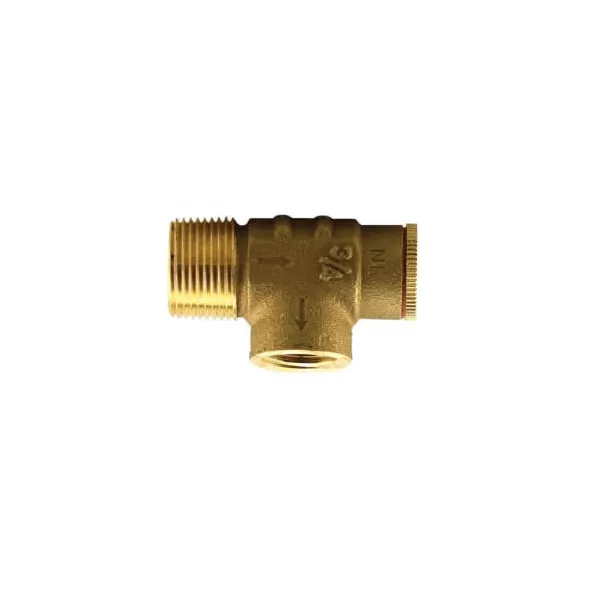 3/4" x 1/2" MPT x FPT 75 psi Brass RVNB-NL Series Standard Pressure Relief Valve | BOSRVNB07075NL