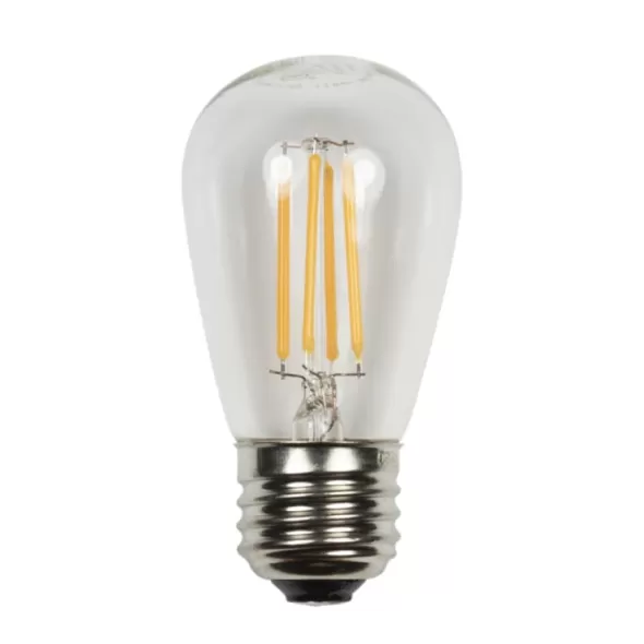 3.5 W Screw-In S14 95 270 Lumens 3000K LED Omni-Directional Low Voltage Edge Filament Lamp | BRIS14FE3300012