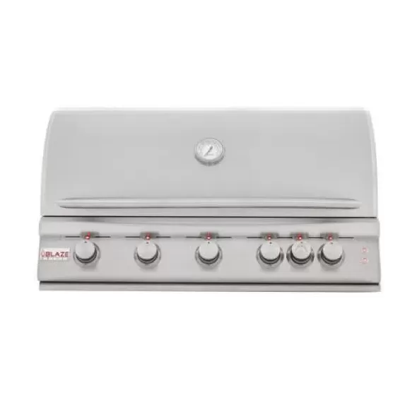 Blaze Grills Natural Gas Grill, 40" 80000 BTU 5-Burner 304 Stainless Steel LTE | BLZ-5LTE2-NG