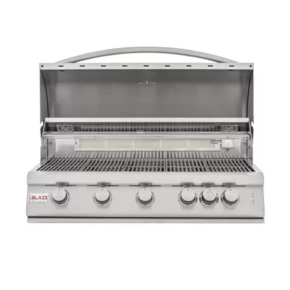 Blaze Grills Natural Gas Grill, 40" 80000 BTU 5-Burner 304 Stainless Steel LTE | BLZ-5LTE2-NG