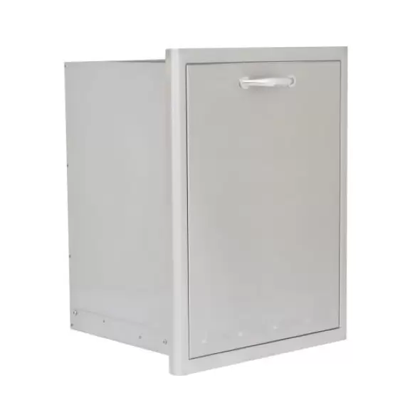 20" 304 Stainless Steel Roll Out Trash/Propane Tank Storage Drawer | BZGTRLPDRW