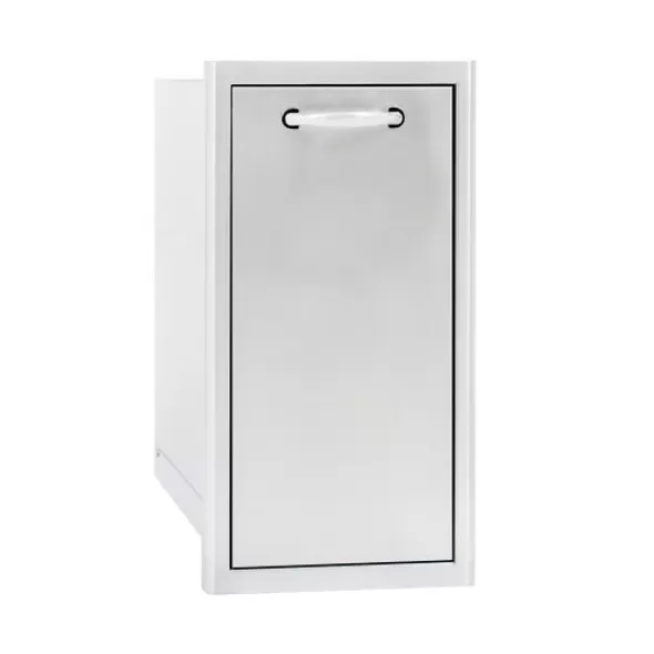 13" 304 Stainless Steel Narrow Roll Out Trash Storage Drawer |  BLZ-TRNW-DRW