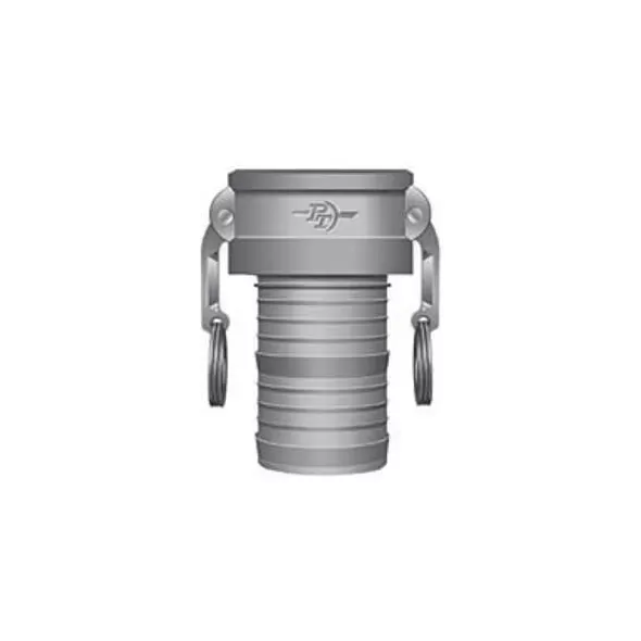 1" Coupler x Hose Shank Aluminum Type C Camlock Coupler | CAM10CALUM