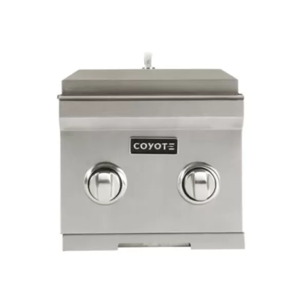 13-1/8" x 23-1/4" x 13" 30000 Btu 304 Stainless Steel Natural Gas Double Sided Burner | COYC1DBNG