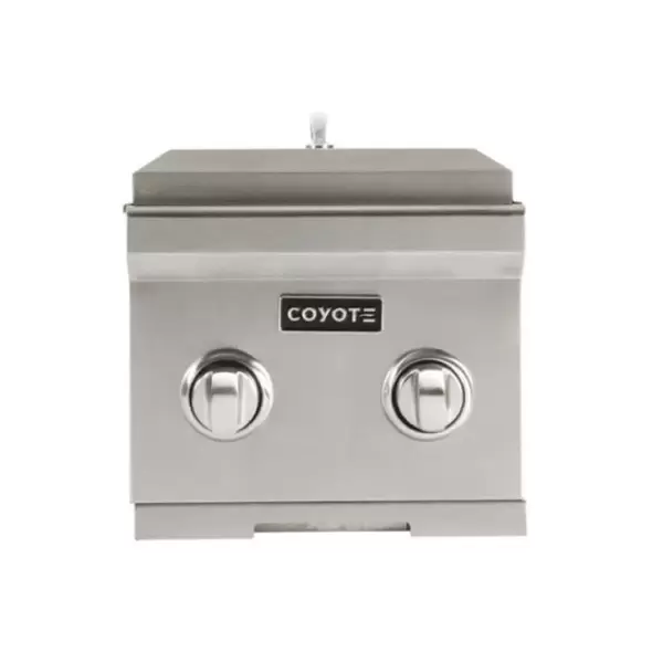 13-1/8" x 23-1/4" x 13" 30000 Btu 304 Stainless Steel Natural Gas Double Sided Burner | COYC1DBNG