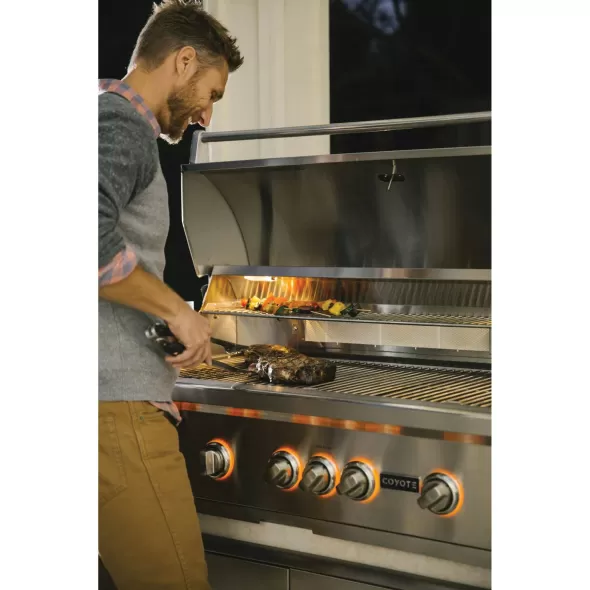 36" 90000 Btu 4-Burner 304 Stainless Steel S-Series Natural Gas Grill | COYC2SL36NG