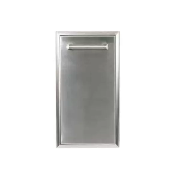 14-3/8" x 18-7/8" x 26-1/4" 304 Stainless Steel Pull Out Single Trash and Recycle Drawer | COYCSTC