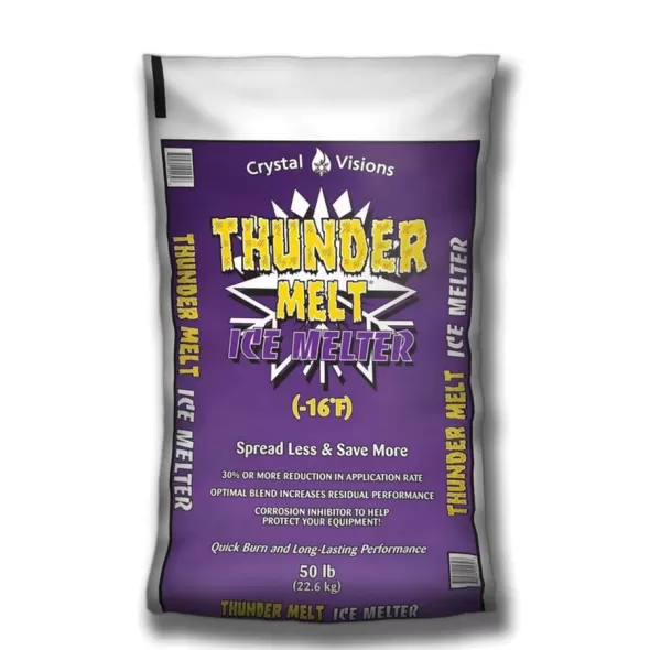 2000 lb Bag Crystalline/Granular Off-White to Opaque Professional Ice Melter | CRYTHUNDERSACK