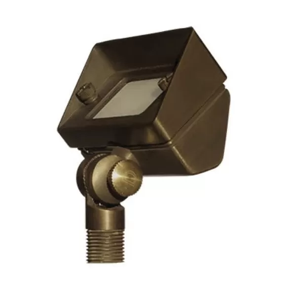 4 W Bi-Pin Ceramic 2700K/3000K LED Weathered Brass 300/315/500 Lumens Mini Wall Wash Fixture | DAU490009