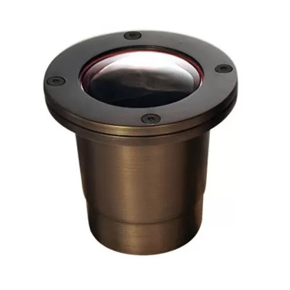 7 W Bi-Pin Ceramic MR-16 2700K/3000K LED 3.8" x 3.62" Weathered Brass Well Light | DAU490066