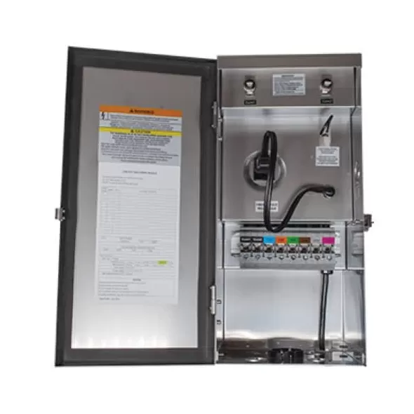600 W 12 V Primary 12/14/16/18/20/22 V Secondary Stainless Steel 2-Circuit Small Box Transformer | DAU490543