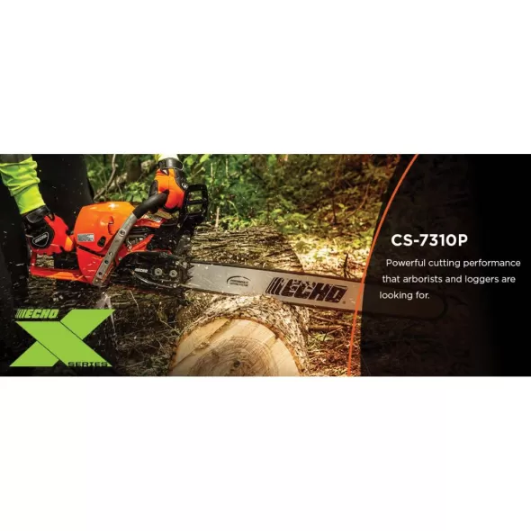 18.8" x 9.8" x 12.7" 12800 rpm Chainsaw | ECHCS7310P28