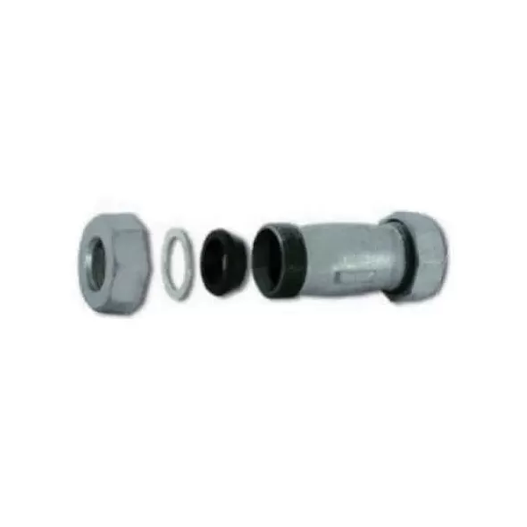 2" IPS 5-1/2" Iron Galvanized Long Pattern For Galvanized Malleable Iron Pipes Compression Coupling | EZE20572