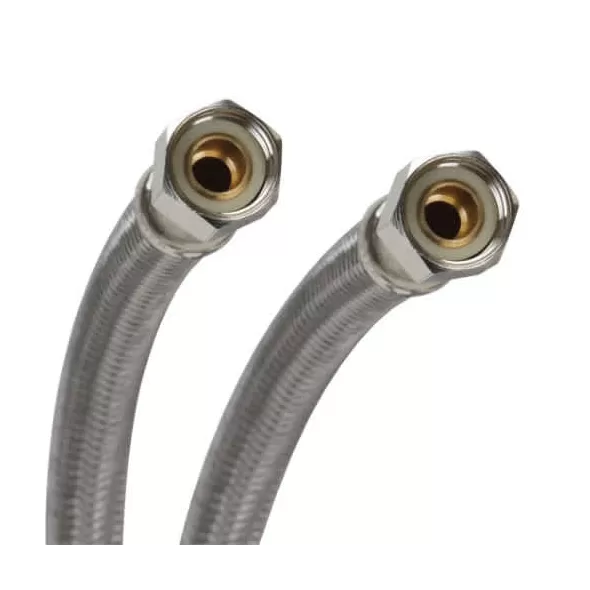 3/8" Compression 60" 304 Stainless Steel Braided Dishwasher Connector | FMAB6W60K