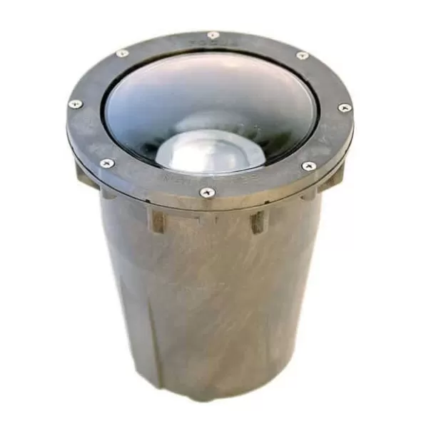 36 W 1/4" Quick Connector Stud Terminal PAR36 Halogen 7.25" x 8.75" Brass Well Light | FOCSL20MDLP36NL