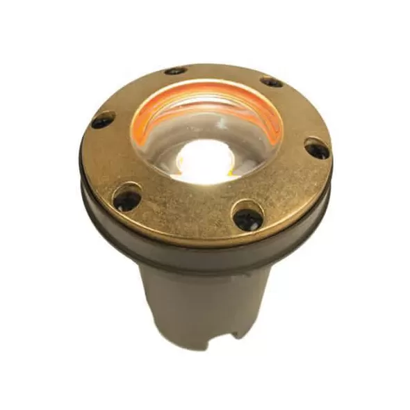 90 W 2700K/3900K/4500K/5200K Integrated LED Natural Brass 419 Lumens FC Series Zoning In-Grade Well Light | FXLFC9LEDRGBS