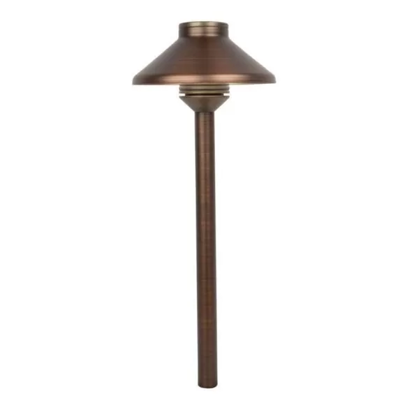 6.3" Antique Brushed Bronze For Grande Riser Assembly in JS LED Path Light Top Assembly | FXLJSLEDTAAB