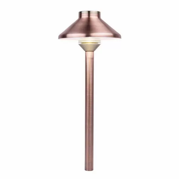 6.3" Flat Black For Grande Riser Assembly in JS LED Path Light Top Assembly | FXLJSLEDTAFB