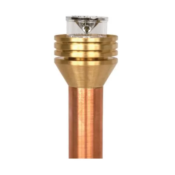 3/4" x 18" Natural Copper For HC/PF/PR/SC Series 2700K Integrated LED Path Lights Petite Riser Assembly | FXLP1LED18RACU