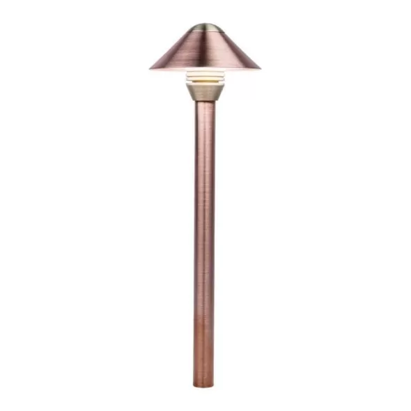 FX Luminaire Top Assembly, 4.4" Bronze Metallic Copper/Brass For Petite Risers in Path Lights | SC LEDTA-FB