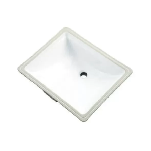 20-1/2" x 17-3/16" x 7-7/16" Vitreous China White Standard Undercounter Bathroom Sink | GBRG0012760