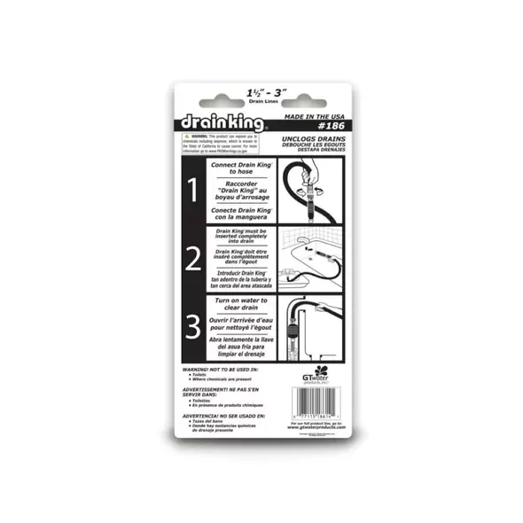 1.5 to 3" Drain Unclogger | GTW186