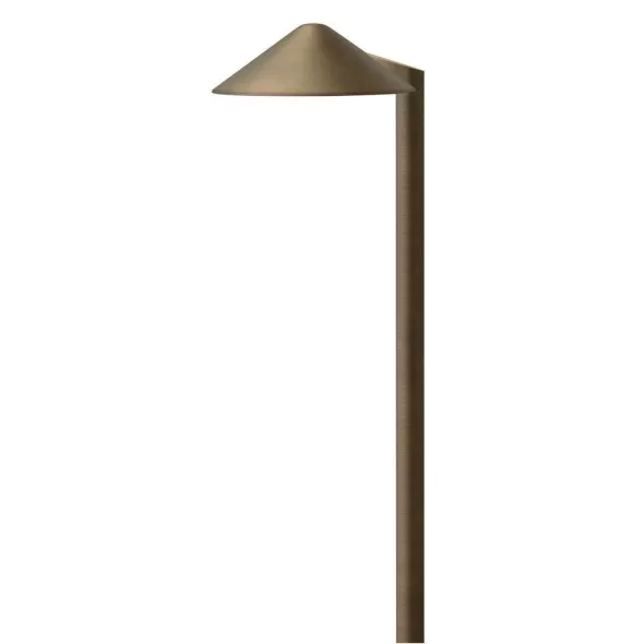 1.5 W Mini-Wedge 2700K LED Matte Bronze 150 Lumens Landscape Series Round Path Light | HIN16012MZLL