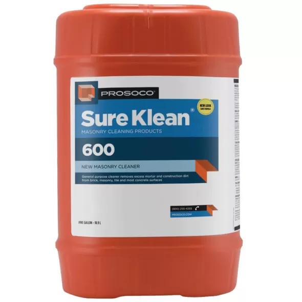 5 Gallon Liquid Slight Amber Masonary Cleaner |  10020