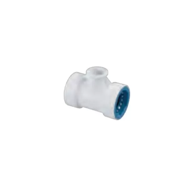 PVC Reducing Tee 1 in. x 1 in. x 1/2 in. Push x Push x FPT | 08671