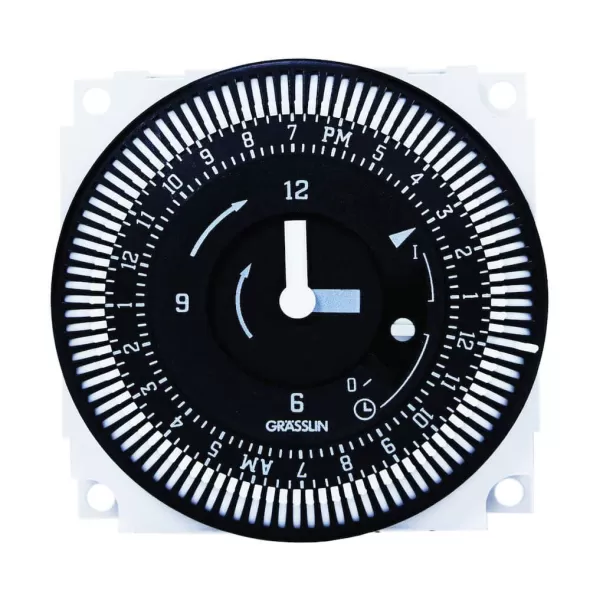 120 VAC 21 A 2-23/64" x 1-1/4" x 2-23/64" 24 hr Electro Mechanical Timer Module | ITMFM1STUZ120
