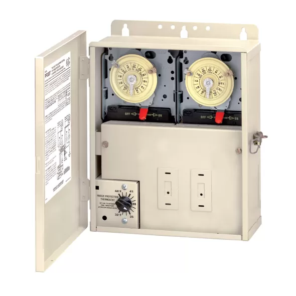 240 V 17 A 12.875" x 4.25" x 12" Freeze Protection with 2 Timers and Thermostat Control Center | ITMPF1202T
